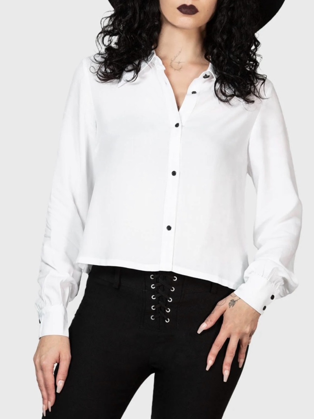 Rue21 Black Lace-Up Flare Pants